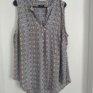 Premise Studio Print Tunic Blouse in 1X